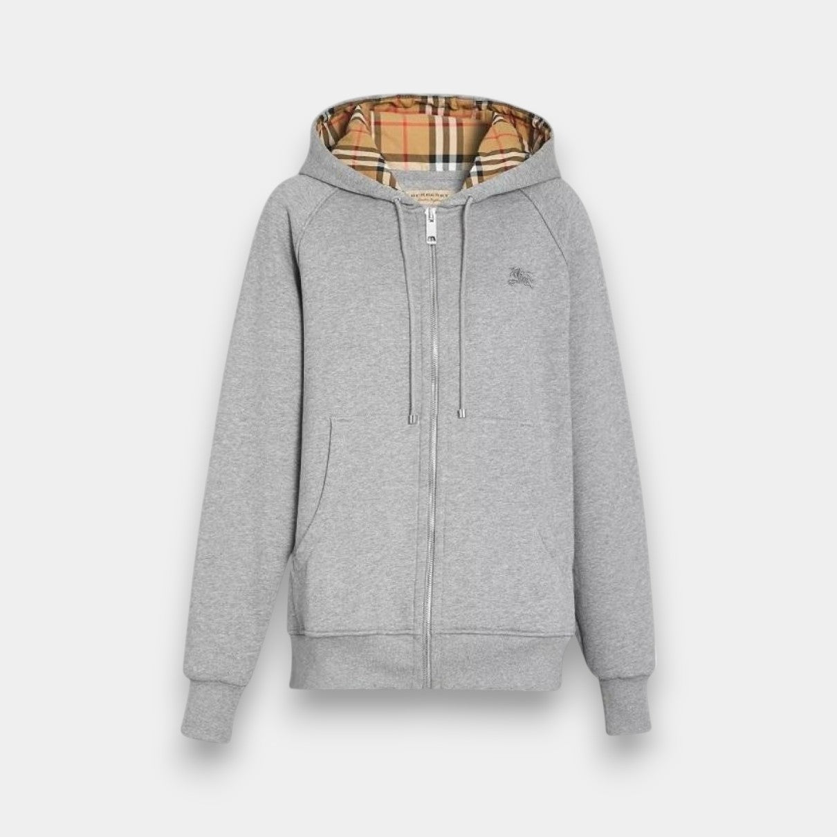 Sweat à capuche Burberry gris